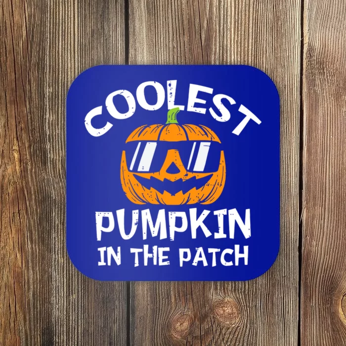 Funny Halloween Coolest Pumpkin In The Patch Cute Gift Coaster