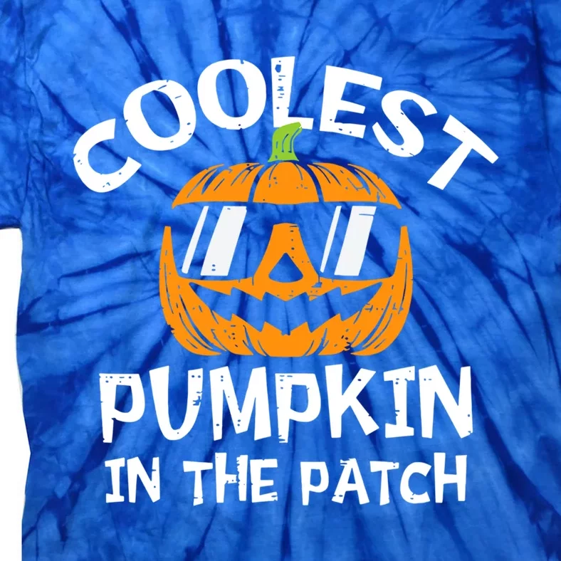 Funny Halloween Coolest Pumpkin In The Patch Cute Gift Tie-Dye T-Shirt