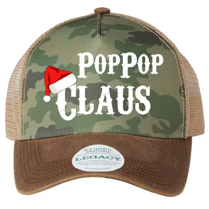 Funny Holiday Christmas Pop Pop Claus Santa Gift Legacy Tie Dye Trucker Hat