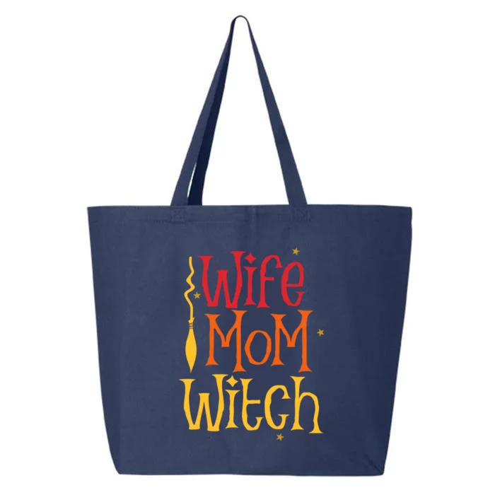 Funny Halloween Costume Party Gift For Wife Mom Witch Lover Gift 25L Jumbo Tote