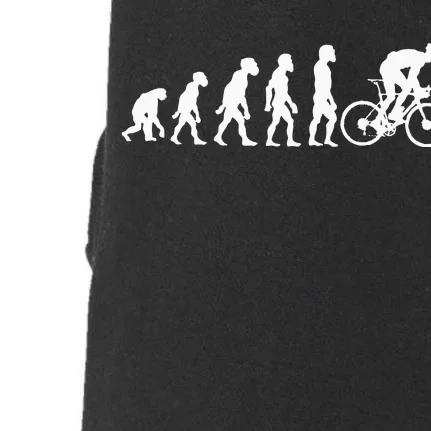 Funny Human Cycling Evolution Athlete Bike Cyclist Biker Doggie 3-End Fleece Hoodie