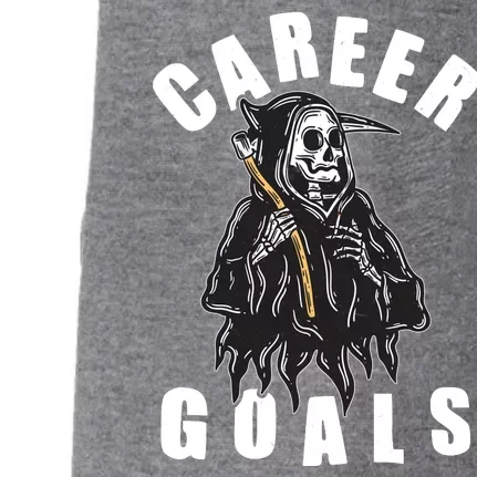 Funny Halloween Career Goals Grim Reaper Doggie 3-End Fleece Hoodie