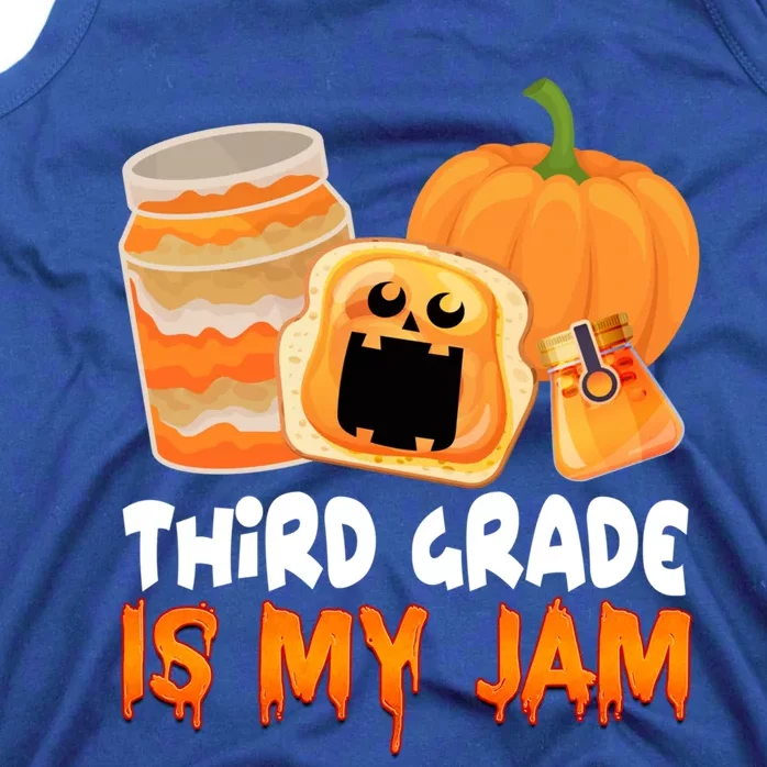 Funny Halloween Costume Team Third Grade Is My Jam 3Rd Grade Great Gift Tank Top