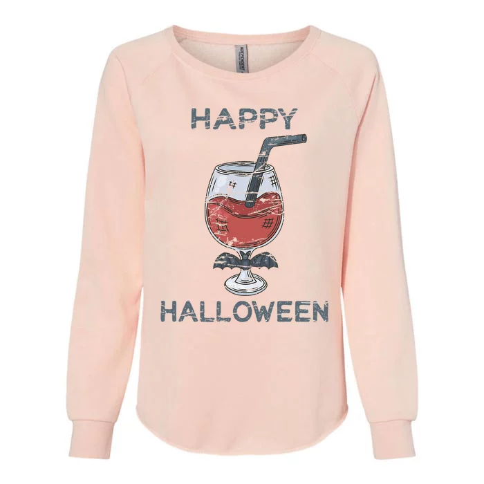 Funny Halloween Costume Party Drinking Womens California Wash Sweatshirt