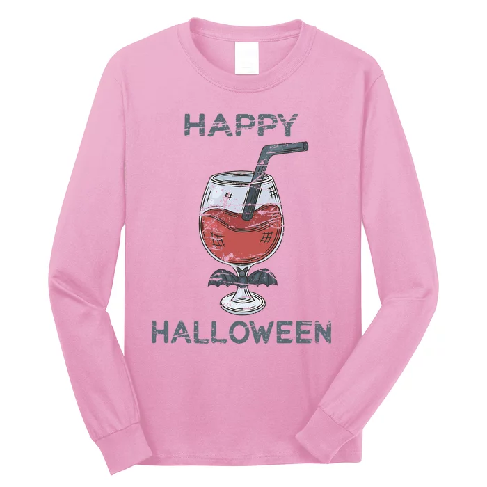 Funny Halloween Costume Party Drinking Long Sleeve Shirt