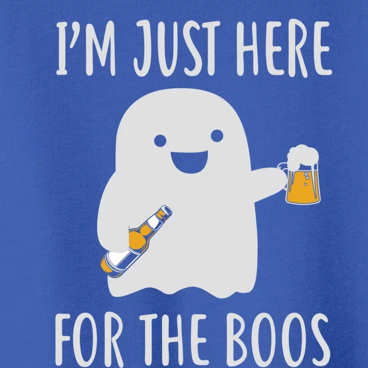 Funny Halloween Costume Im Just Here For The Boos Gift Toddler T-Shirt