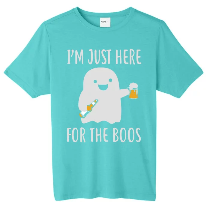 Funny Halloween Costume Im Just Here For The Boos Gift ChromaSoft Performance T-Shirt