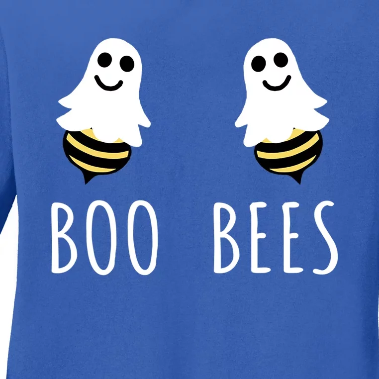 Funny Halloween Costume Boo Bees Gift Cute Gift Ladies Long Sleeve Shirt