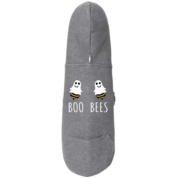 Funny Halloween Costume Boo Bees Gift Cute Gift Doggie 3-End Fleece Hoodie