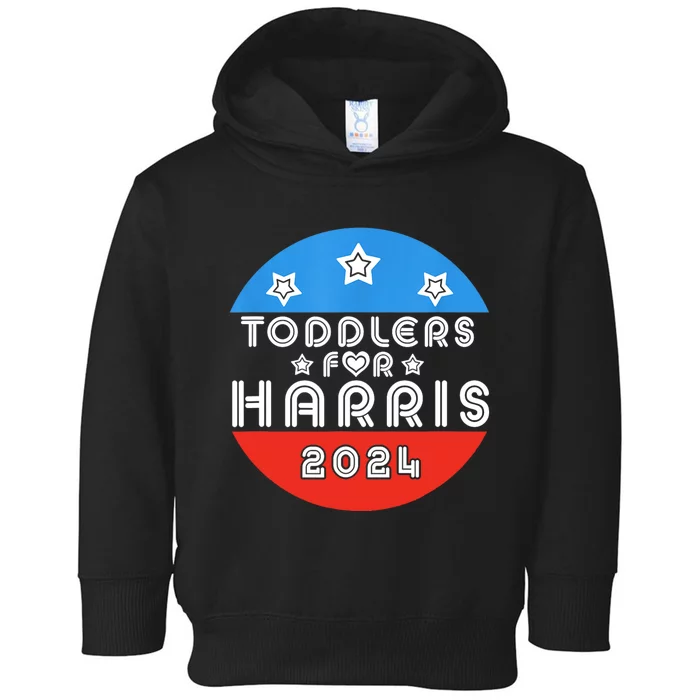 For Harris Cute Love Kamala Harris Toddler Hoodie