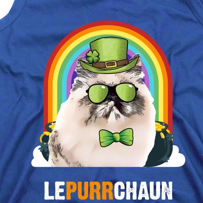 Funny Himalayan Cat Lepurrchaun St Patricks Day Gift Tank Top