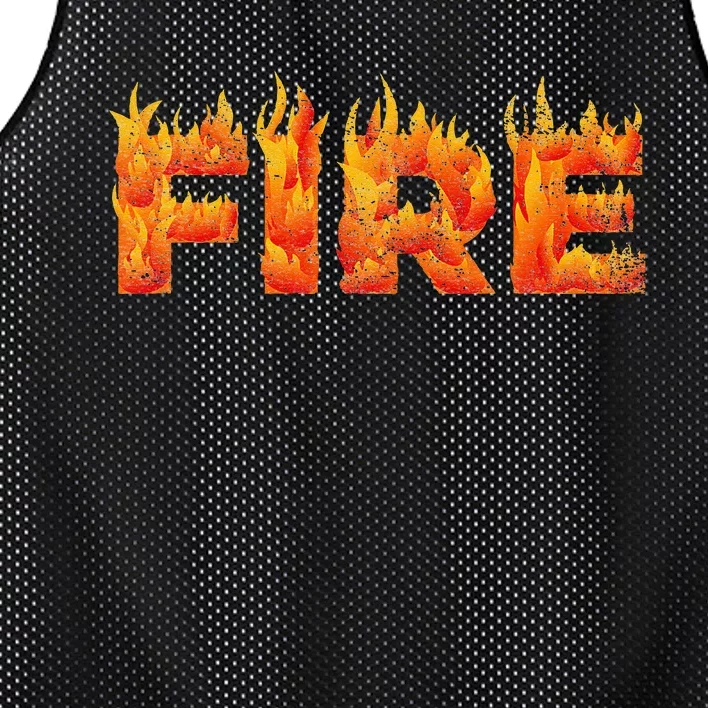 FIRE HALLOWEEN COSTUME FIRE AND ICE MATCHING COUPLES Mesh Reversible Basketball Jersey Tank