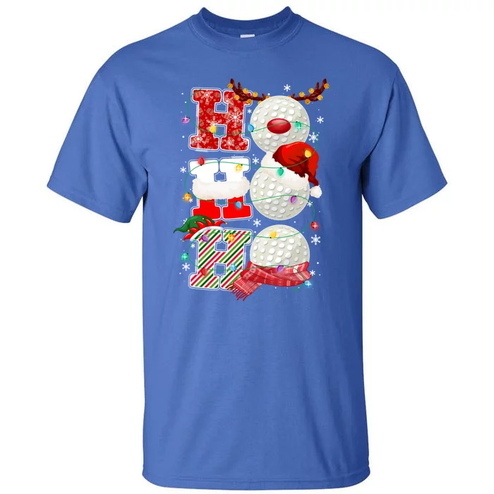 Funny Hockey Christmas Ugly Sweater Hockey Xmas Outfit Meaningful Gift Tall T-Shirt