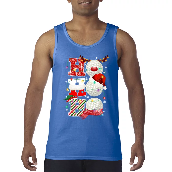 Funny Hockey Christmas Ugly Sweater Hockey Xmas Outfit Meaningful Gift Tank Top