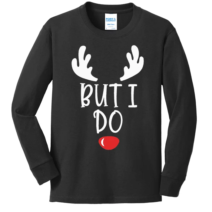 Festive Holiday Coordination Unique Couple Christmas Attire Kids Long Sleeve Shirt