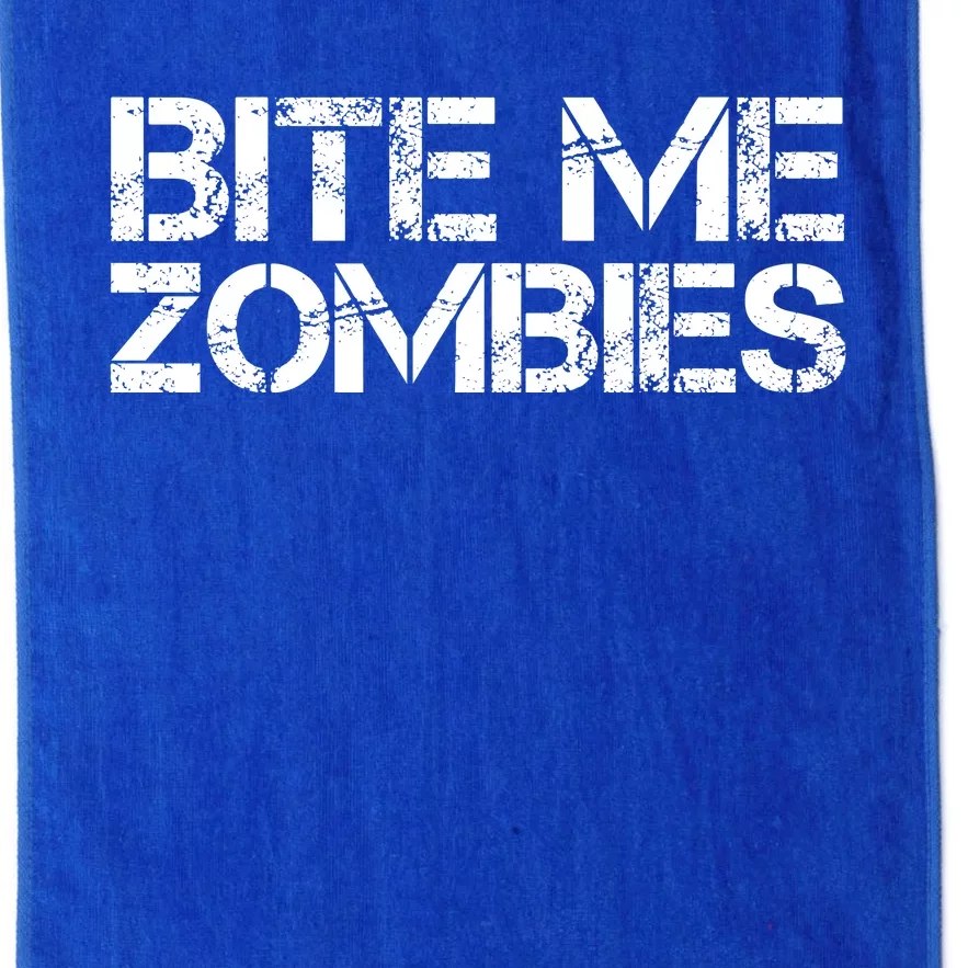 Funny Halloween, Cute Halloween, Bite Me Zombies Platinum Collection Golf Towel