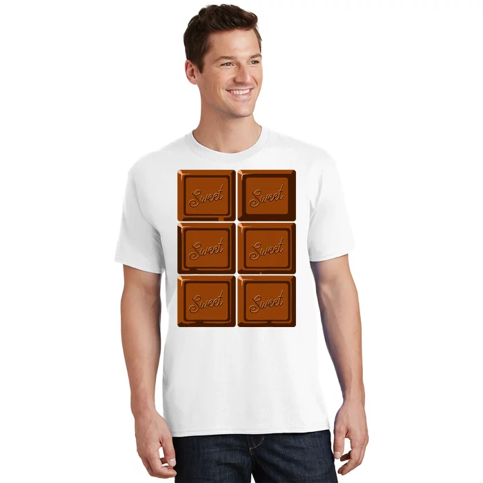 Funny Halloween Costume Chocolate Bar T-Shirt