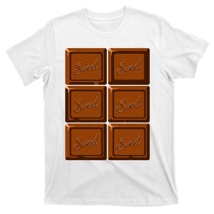 Funny Halloween Costume Chocolate Bar T-Shirt