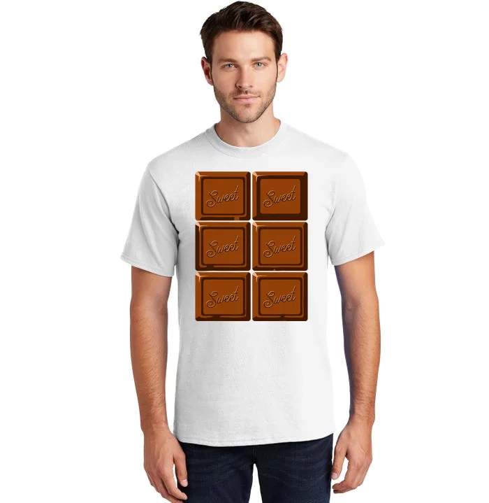 Funny Halloween Costume Chocolate Bar Tall T-Shirt