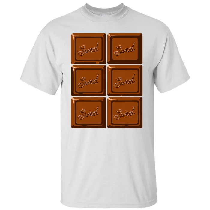 Funny Halloween Costume Chocolate Bar Tall T-Shirt