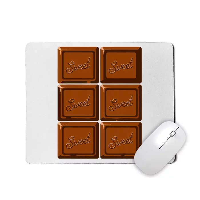 Funny Halloween Costume Chocolate Bar Mousepad