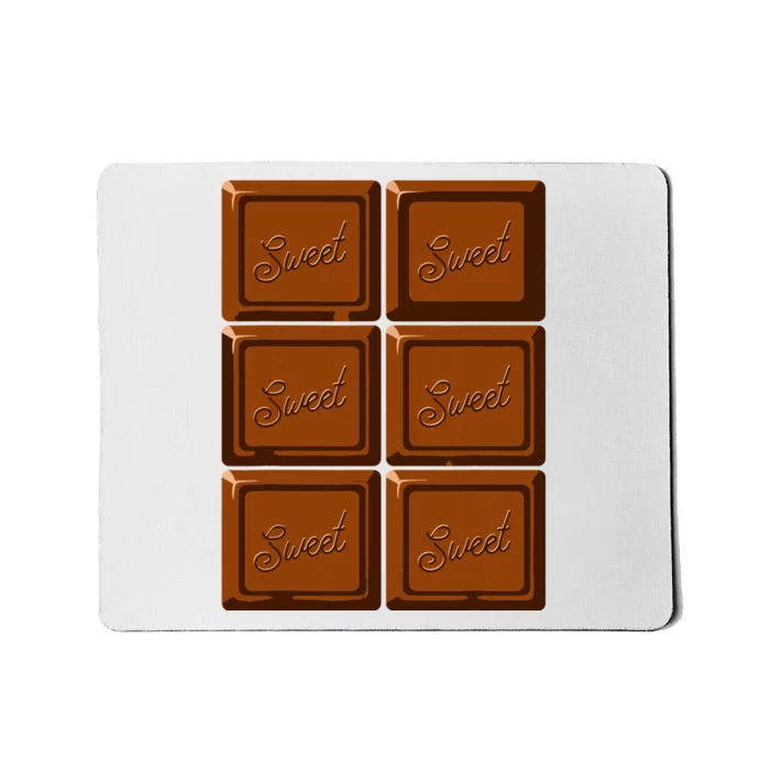 Funny Halloween Costume Chocolate Bar Mousepad