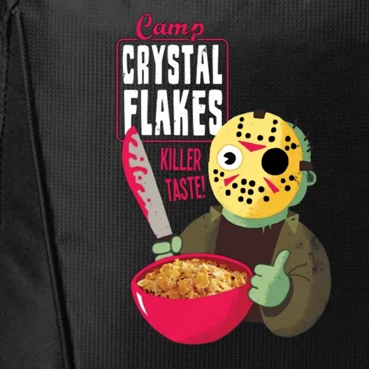 Funny Halloween Camp Crystal Flakes City Backpack