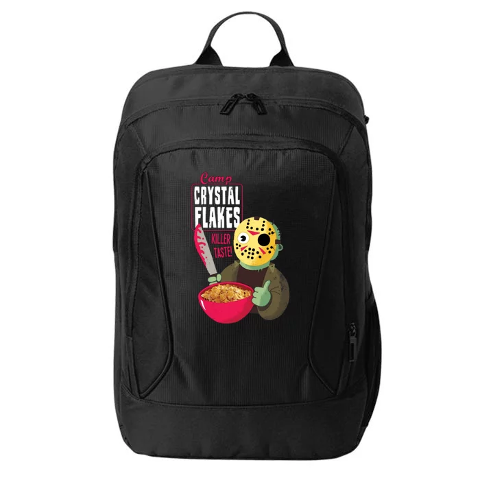 Funny Halloween Camp Crystal Flakes City Backpack