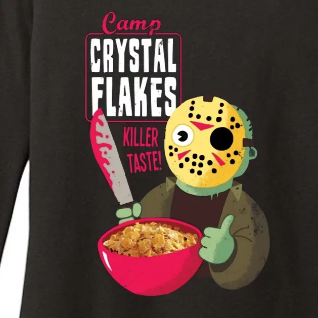 Funny Halloween Camp Crystal Flakes Womens CVC Long Sleeve Shirt