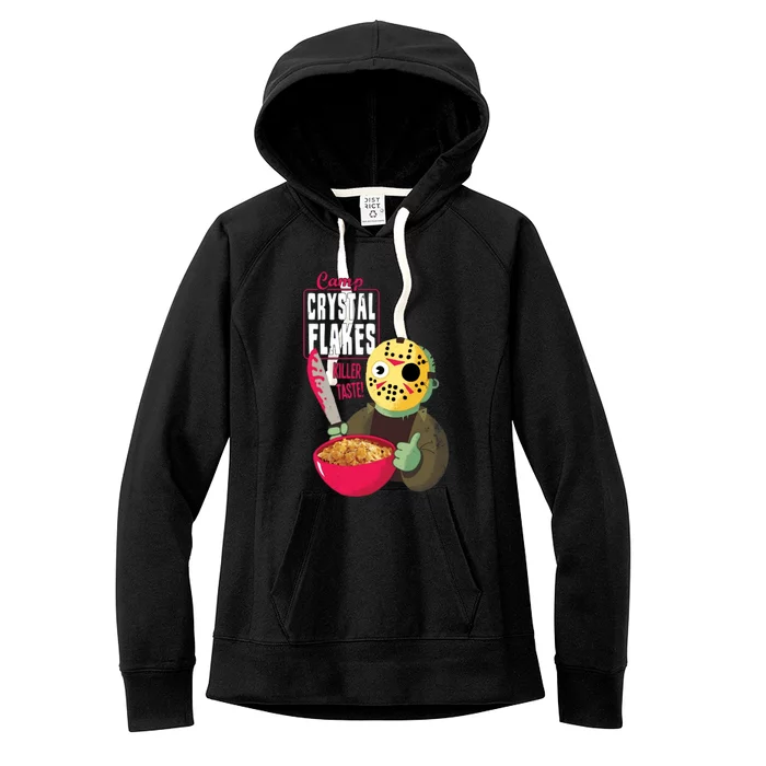 Funny Halloween Camp Crystal Flakes Women's Fleece Hoodie