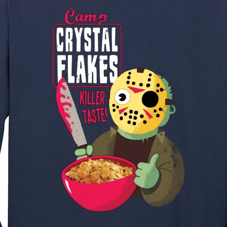 Funny Halloween Camp Crystal Flakes Tall Long Sleeve T-Shirt