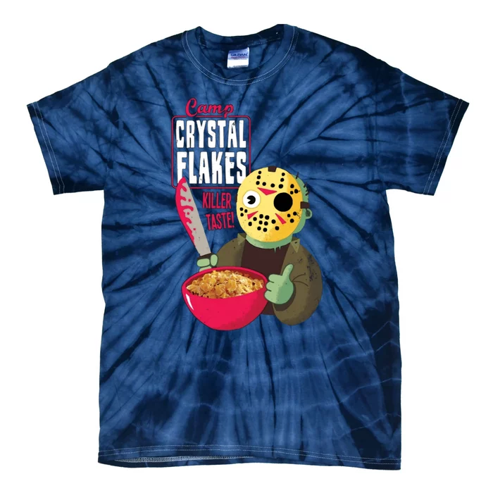 Funny Halloween Camp Crystal Flakes Tie-Dye T-Shirt