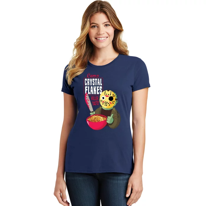 Funny Halloween Camp Crystal Flakes Women's T-Shirt