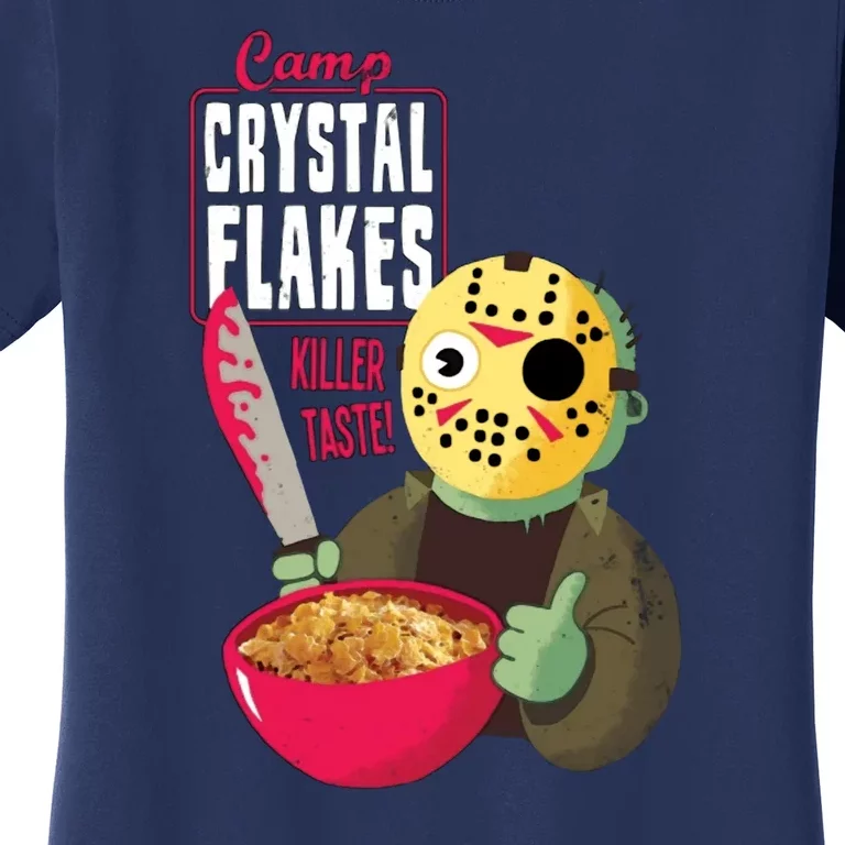 Funny Halloween Camp Crystal Flakes Women's T-Shirt