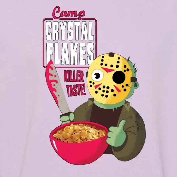 Funny Halloween Camp Crystal Flakes Garment-Dyed Sweatshirt