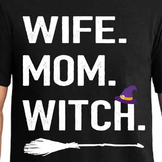 Funny Halloween Costume Gift Mommy Wife Mom Witch Great Gift Pajama Set