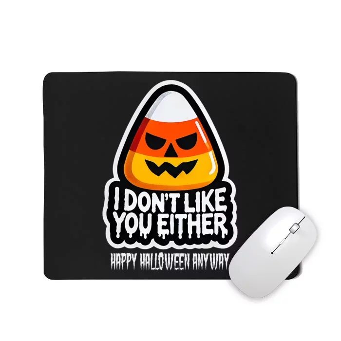 Funny Halloween Candy Corn Mousepad