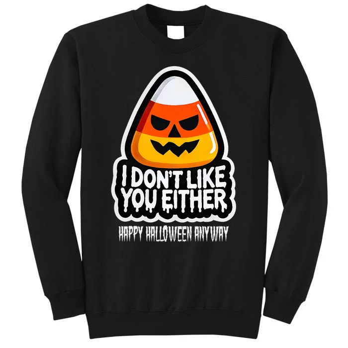 Funny Halloween Candy Corn Tall Sweatshirt