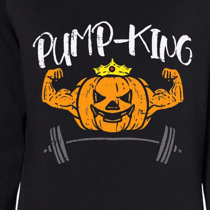 Funny Halloween Costume for Gym Lovers PumpKing Weightlifting Womens California Wash Sweatshirt