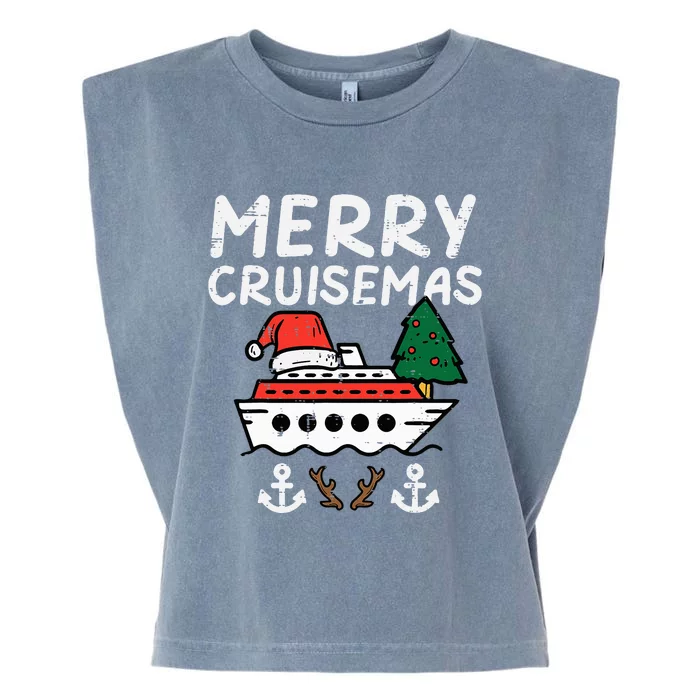 Festive Holiday Cruise Celebration for the Whole Family Garment-Dyed Women's Muscle Tee