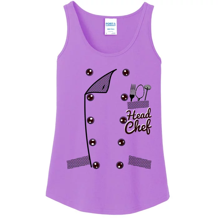 Funny Head Chef Gift Ladies Essential Tank