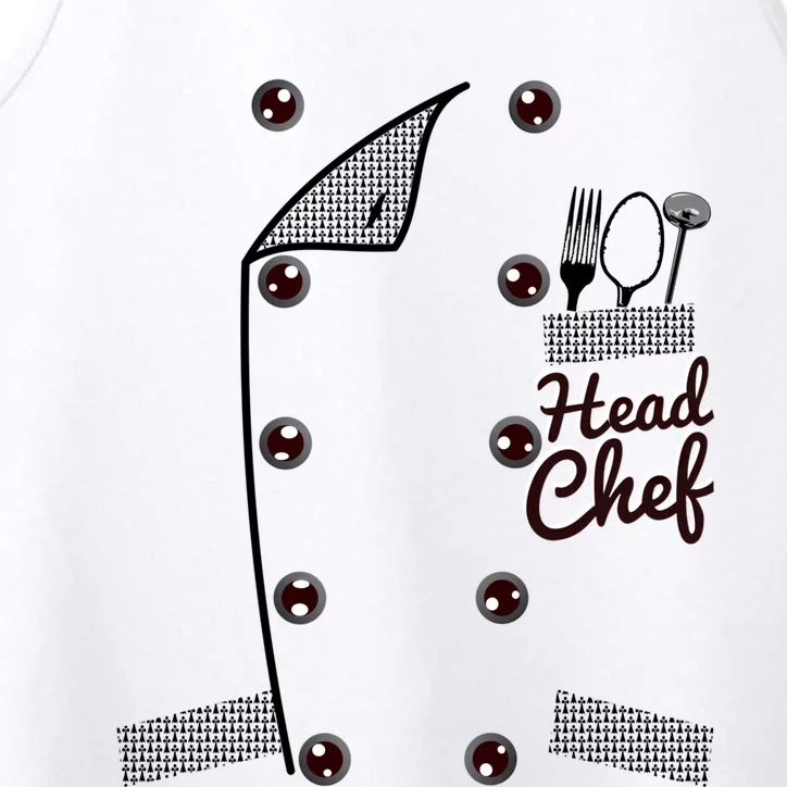 Funny Head Chef Gift Performance Tank