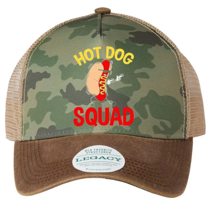 Funny Hot Dog Squad Hot Dog Legacy Tie Dye Trucker Hat