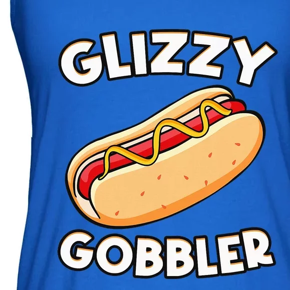 Funny Hot Dog Glizzy Gobbler Number One Glizzy Gladiator Ladies Essential Flowy Tank