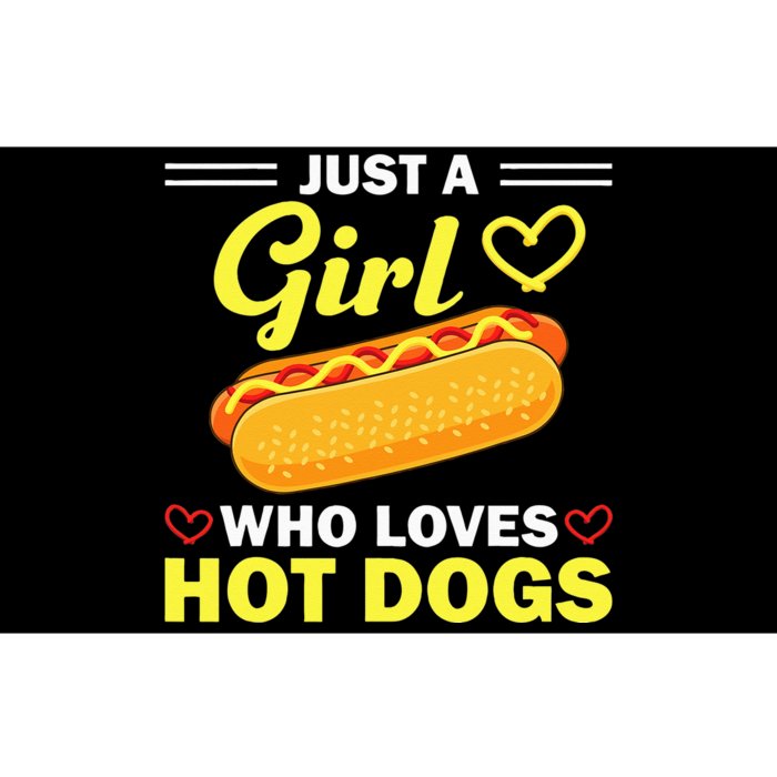 Funny Hot Dog Design For Women Hot Dog Lovers Bumper Sticker