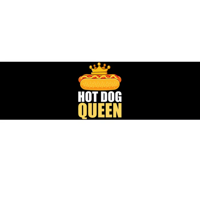 Funny Hot Dog For Women Grilled Wiener Sausage Buns Bumper Sticker