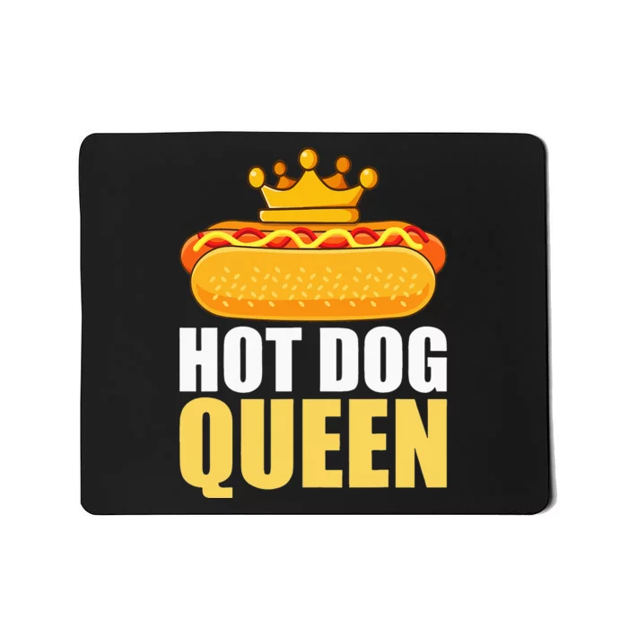 Funny Hot Dog For Women Grilled Wiener Sausage Buns Mousepad