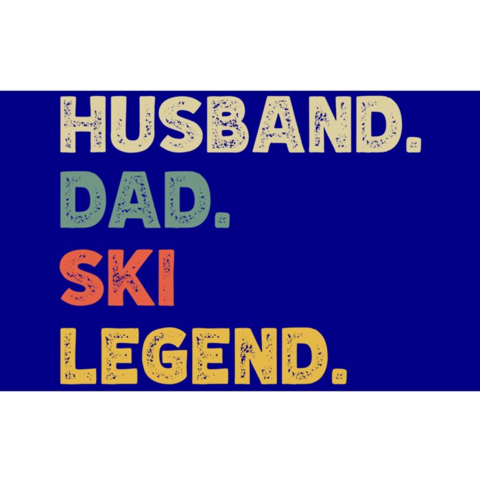 Funny Husband Dad Ski Legend Vintage Retro Cool Gift Bumper Sticker