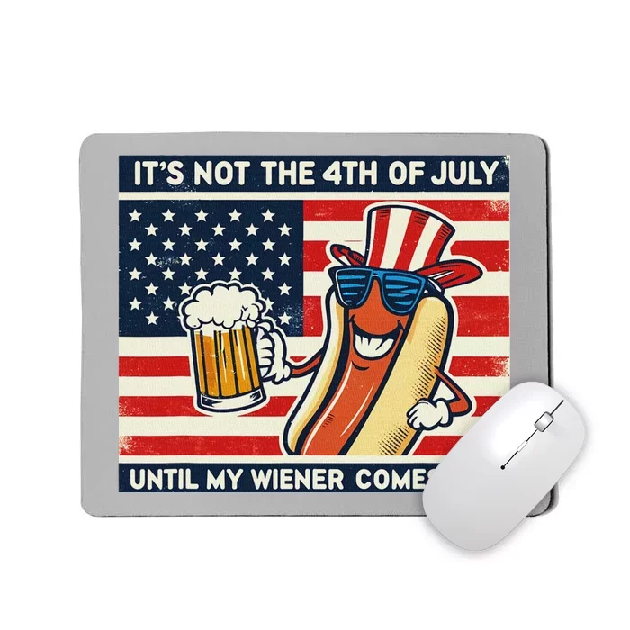 Funny Hot Dog 4th Of July Wiener Mousepad