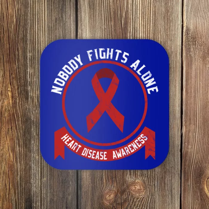 Fight Heart Disease Awareness Month American Heart Health Gift Coaster